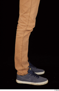 Falcon White blue sneakers brown trousers calf casual dressed 0007.jpg